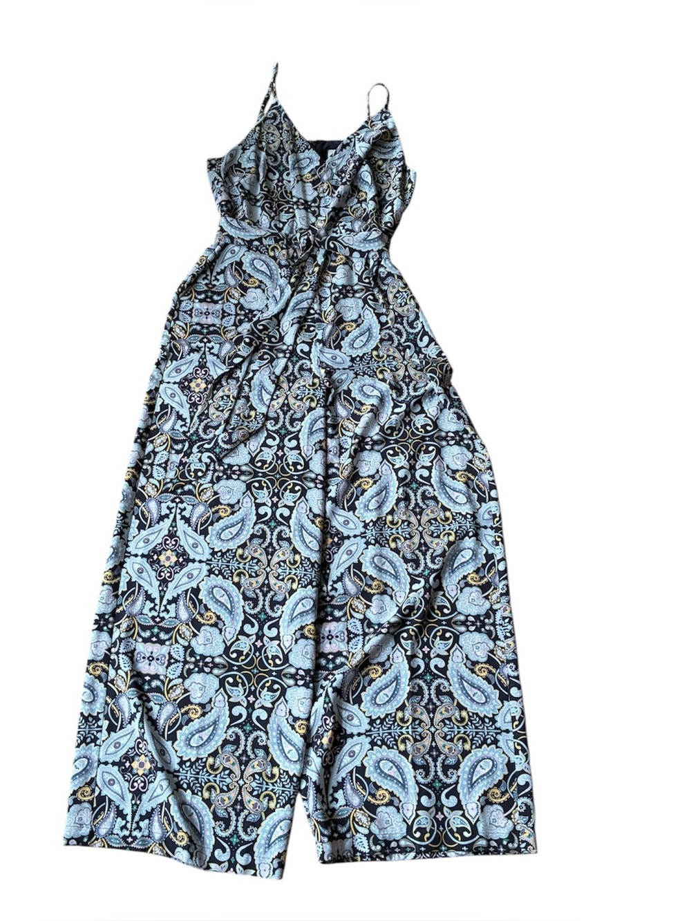 LOFT Light Blue Paisley Maxi Dress